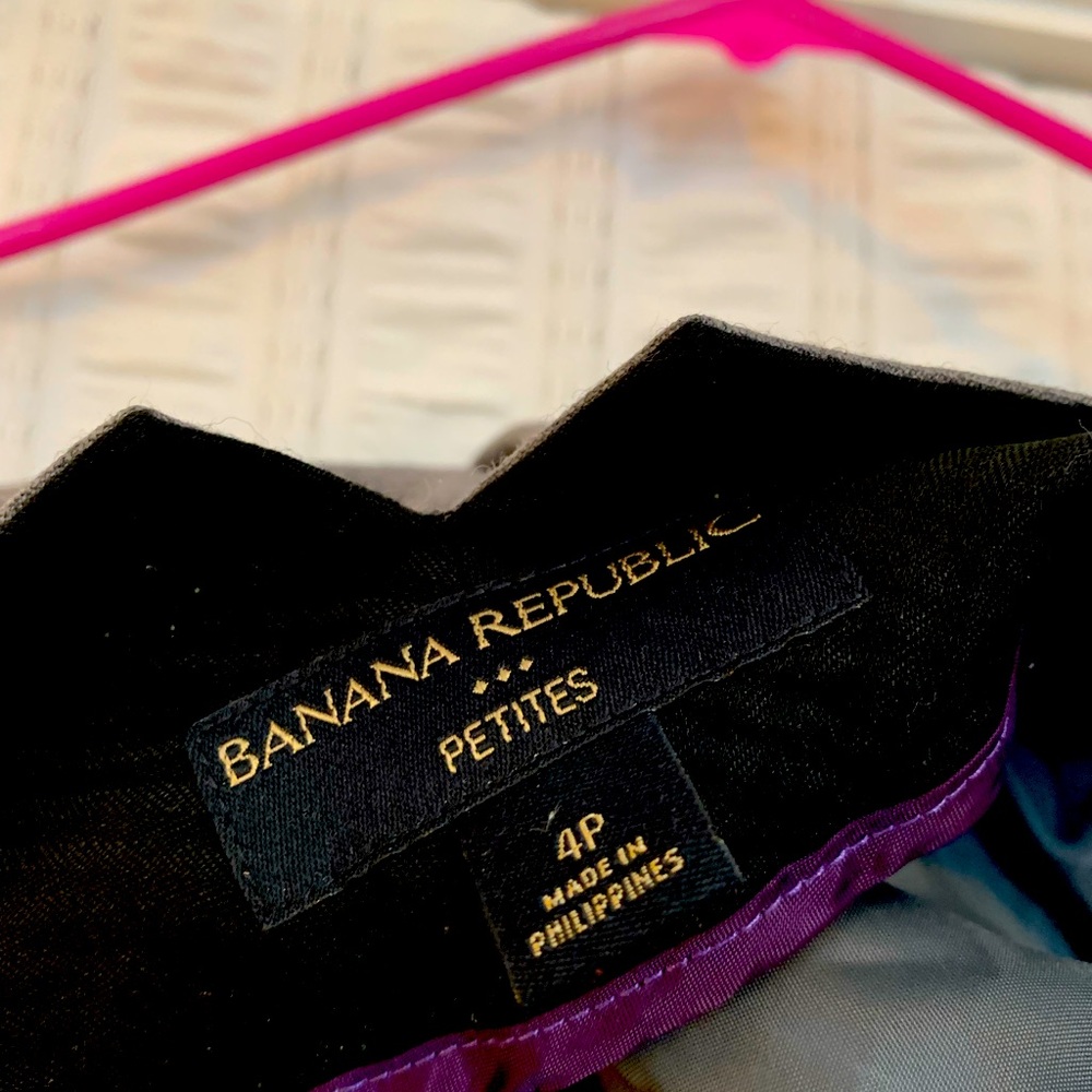 Banana republic light gray tailored pants